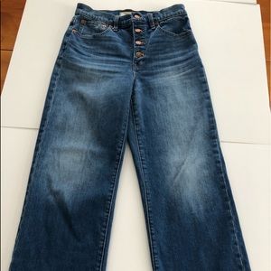 Madewell slim wise leg crop denim
